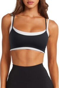 Womens double layered sprots bra