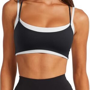 Womens double layered sprots bra