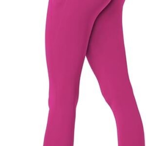 Yoga pants with invisible butt scrunch, no front seam with tummy control