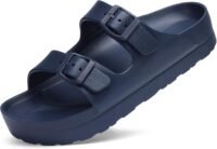 sandals navy Goosecret sandals with arch support (navy)