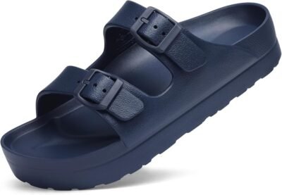 Goosecret sandals with arch support (navy)