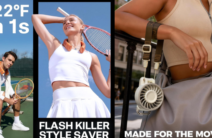 10 High-Tech Handheld and Neck Coolers to Survive Summer Theme Parks, Daily Commutes and Outdoor Workouts
