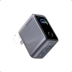 Anker Prime Charger GaN, smart display, touch control