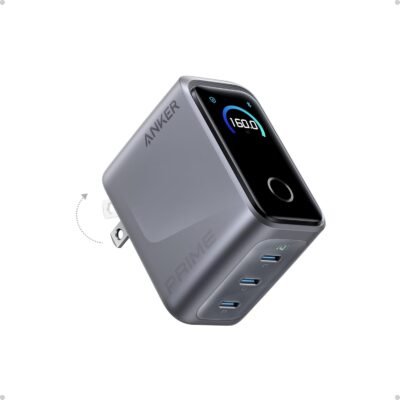 Anker Prime Charger GaN, smart display, touch control Anker Prime Charger GaN, smart display, touch control