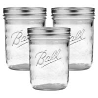 Ball Wide Mouth mason jars with lids and bands (pack of 3)