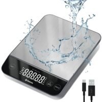 Etekcity digital food scale, IPX6 waterpoof, USB-C