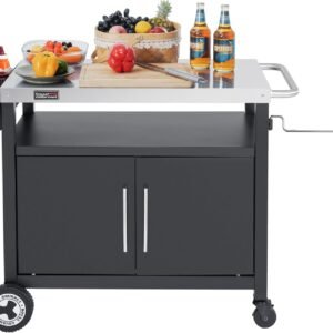 Grills House outdoor grill cart with wheels