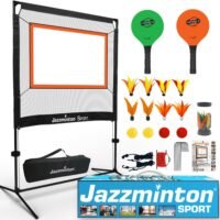 Jazzminton-Sport Paddle Game with Net