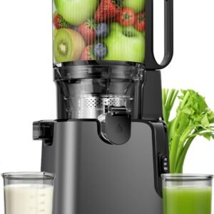 Juicer Machine with large chute, 2 in 1 cold press for veggies and fruits
