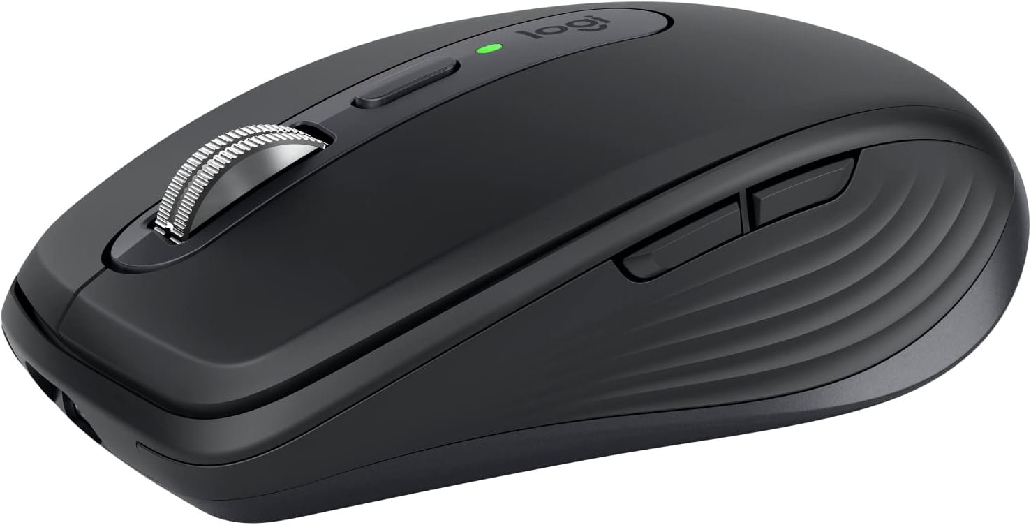 Logitech MX Anywhere compact wireless mouse, fast scrolling, any surface, programmable buttons - Image 1