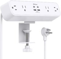 PD30W desk clamp power strip, power surge protector