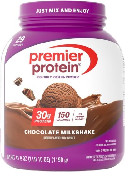 Premier Protein Powder chocolate milkshake, gluten free