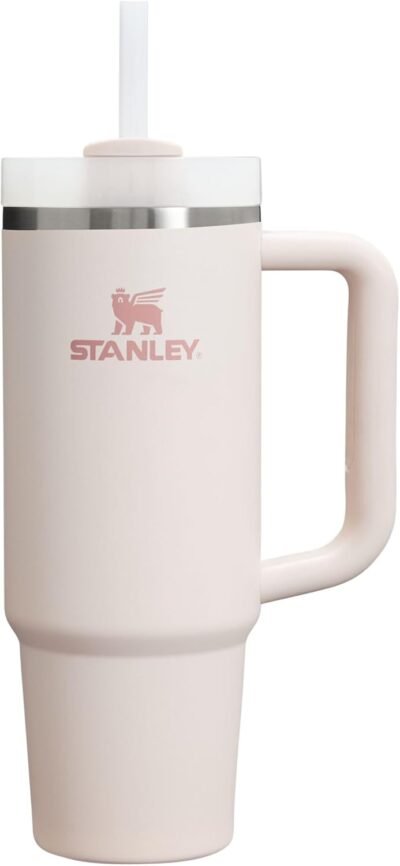 STANLEY Quencher H2.0 tumbler with handle and straw, 3-position lid
