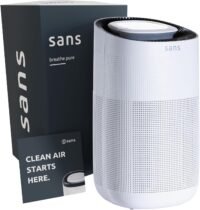 Sans True HEPA 13 air purifier, UV-C light layer and carbon odor absorption