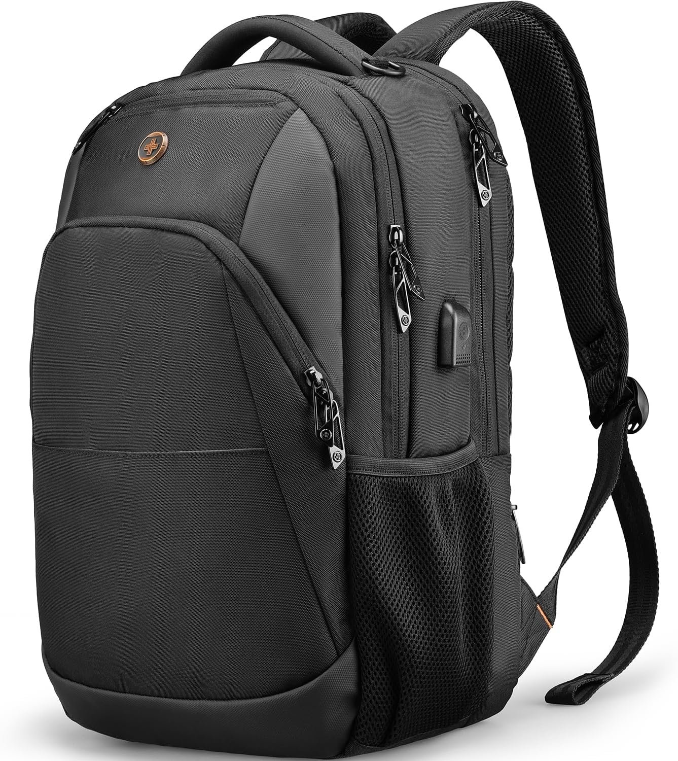 Swissdigital design travel laptop backpack, with USB charging port and Faraday/FRID protection - Image 1