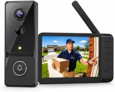 Winnes Wireless Video doorbell camera, no subscription, no WiFi or App, 2-way audio