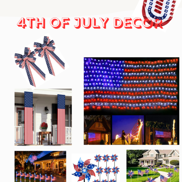 4th of July Porch Patriotic Outdoor Decor Ideas